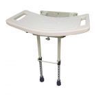 Hinged Shower Seat with Drop Down Legs
