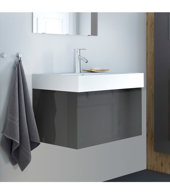 Berg 600mm Grey Washbasin Cabinet